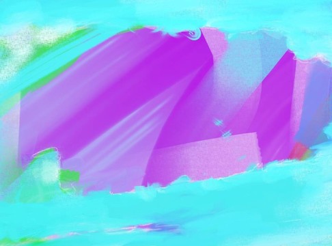 抽象水彩