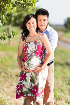 懷孕的夫婦
