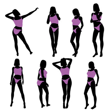 女人內衣的輪廓
