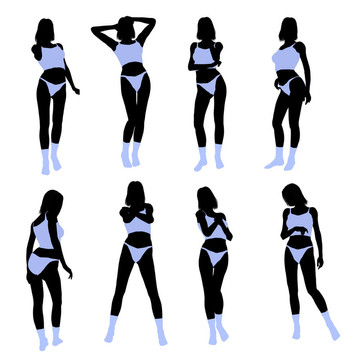 女人內(nèi)衣的輪廓