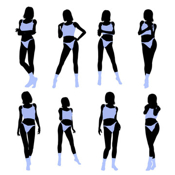 女人內(nèi)衣的輪廓
