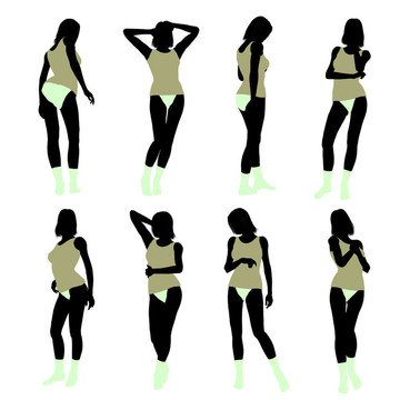 女人內(nèi)衣的輪廓