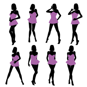 女人內(nèi)衣的輪廓
