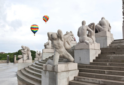 奧斯陸著名的搖滾雕塑公園