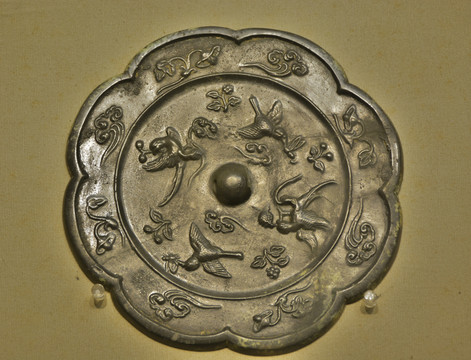 唐代花鳥鏡