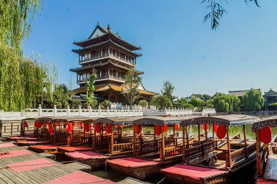 臺(tái)兒莊古城風(fēng)光