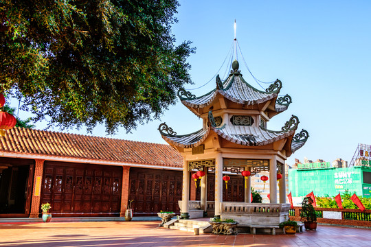寺院涼亭