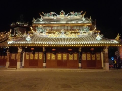 古建筑夜景燈光