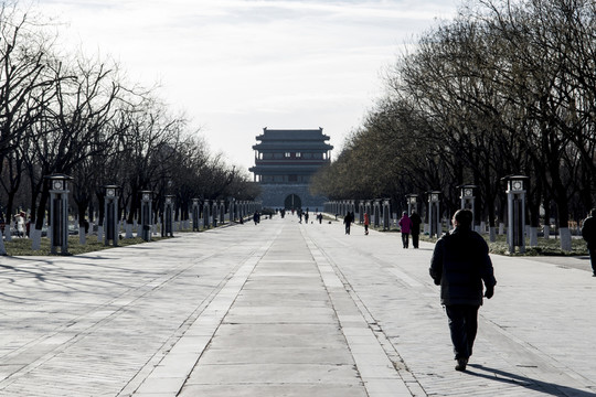 北京永定門(mén) 中軸路