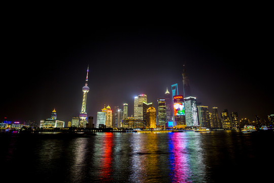 上海陸家嘴夜景