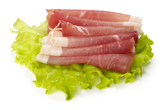 火腿和生菜