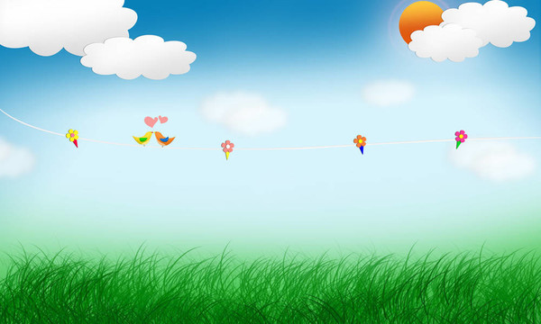 空白的
