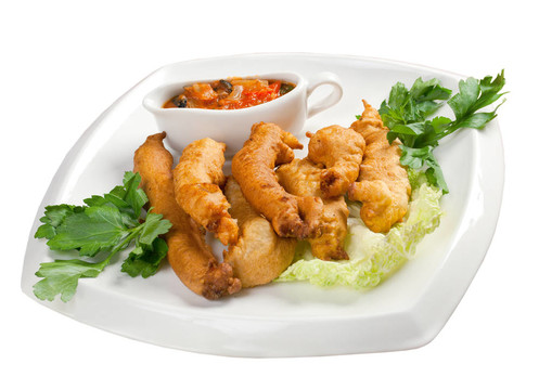 日本料理天婦羅雞