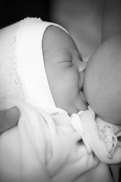母乳喂養(yǎng)的嬰兒