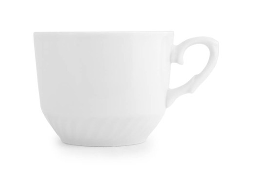 白色背景咖啡杯