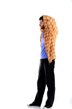 穿運(yùn)動服的年輕人