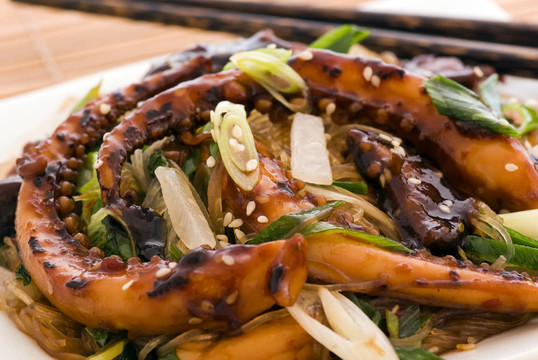 章魚(yú)在Oystersauce