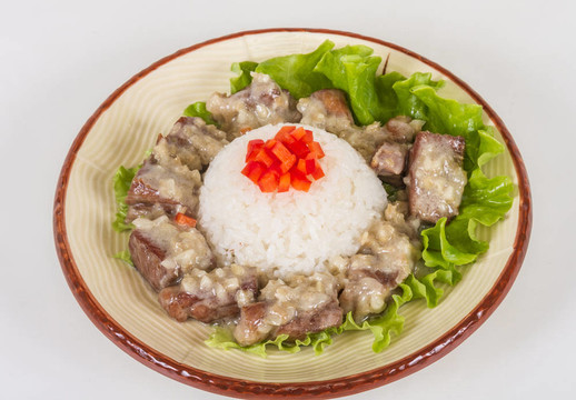 Rice與豬肉日式