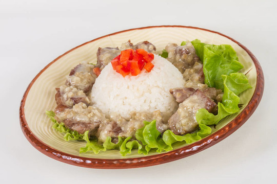 Rice與豬肉日式