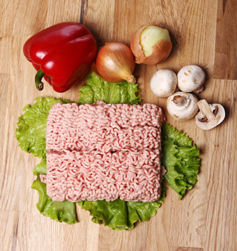 肉末蔬菜