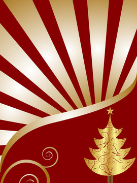 金色的圣誕樹(shù)