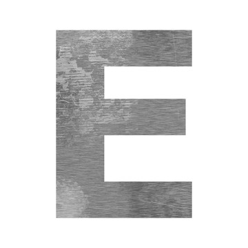 字母資本紋理金屬