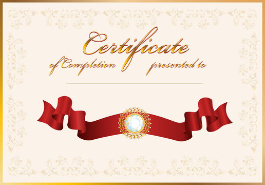 completion.template證書。