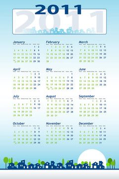 2011房日歷