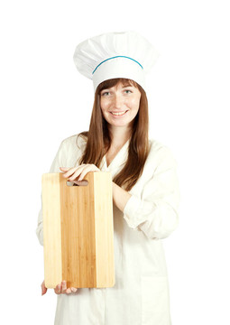 帶菜板的女廚師