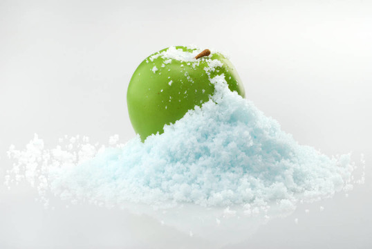 蘋果在雪