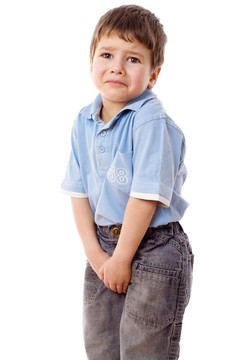 小男孩需要尿尿