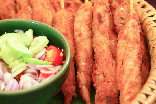 烤雞肉串醬