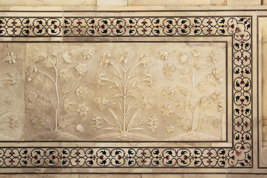大理石裝飾Taj Mahal Agra