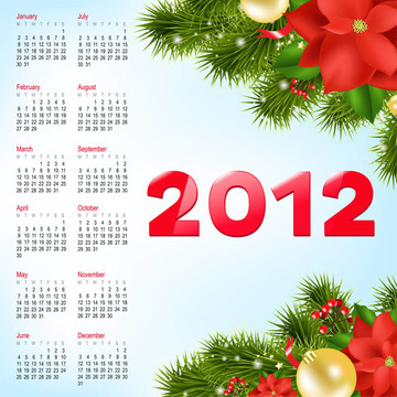 日歷2012