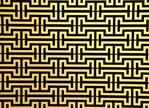 鋼桿窗框的黃色圖案