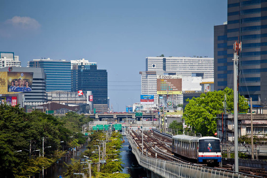 泰國(guó)洪水襲擊泰國(guó)中部