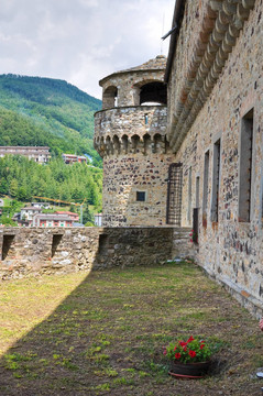 巴迪城堡。Emilia Romagna。意大利.