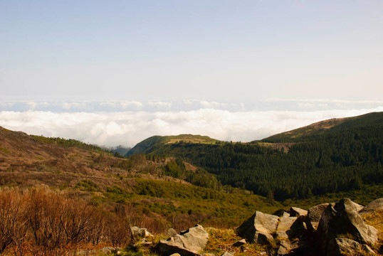 Mountains；中央Madeira