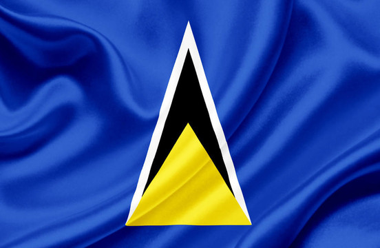 Saint Lucia揮舞旗