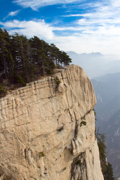 華山南峰 懸崖峭壁