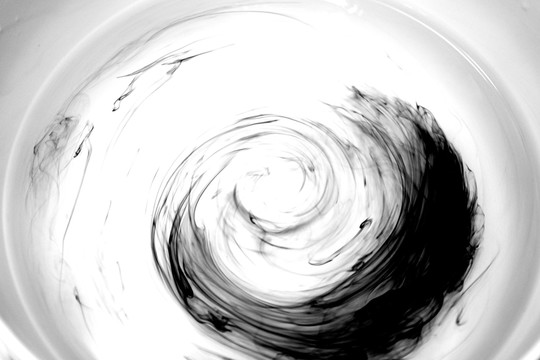 水墨畫水墨素材 毛筆筆刷 水墨