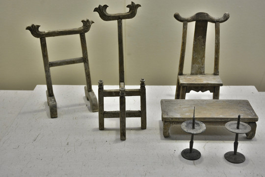 明代小銅燭臺(tái)