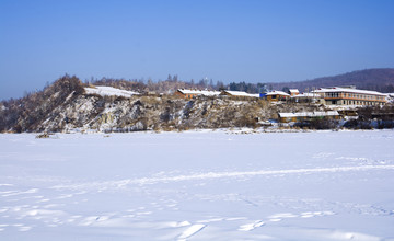 冬天的山村