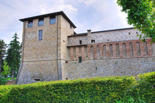 費(fèi)利諾城堡。Emilia Romagna。意大利.