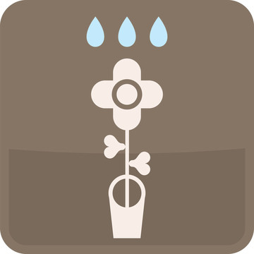 花盆中的圖標(biāo)