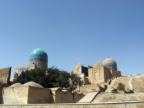 Samarkand Shakhi Zindah系綜的陵墓九月2007