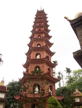 Tran Quoc Pagoda在河內(nèi)；越南