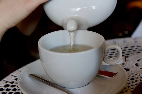 流金茶入杯