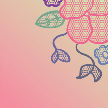 花邊圖案背景