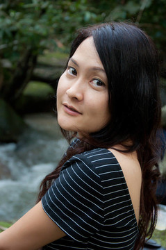 亞洲泰國(guó)美女瀑布